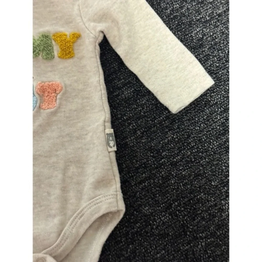 Rabbit Bear Baby Organic Cotton Set of 2 Bodysuits 0-3 Months Carrots Best Mommy